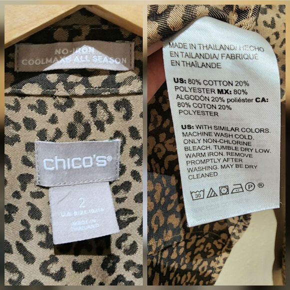 Chico's Shirt Button Down - Picture 6 of 10